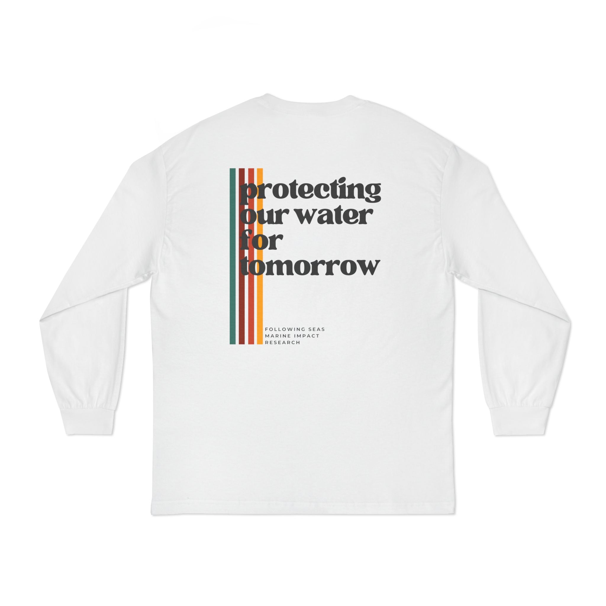 100% Cotton Long Sleeve T-Shirt - Vintage Sunset