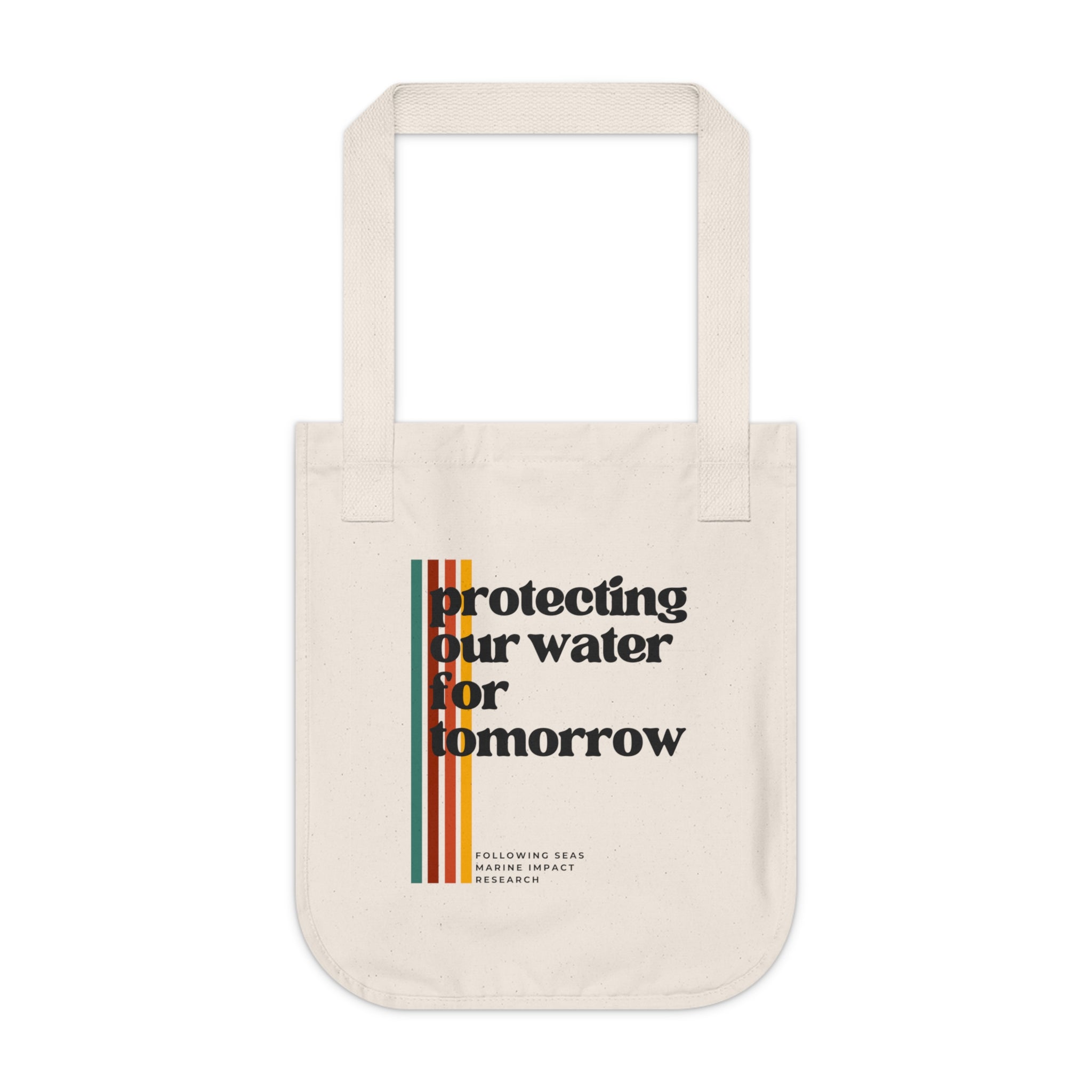 Organic Canvas Tote Bag - Vintage Sunset