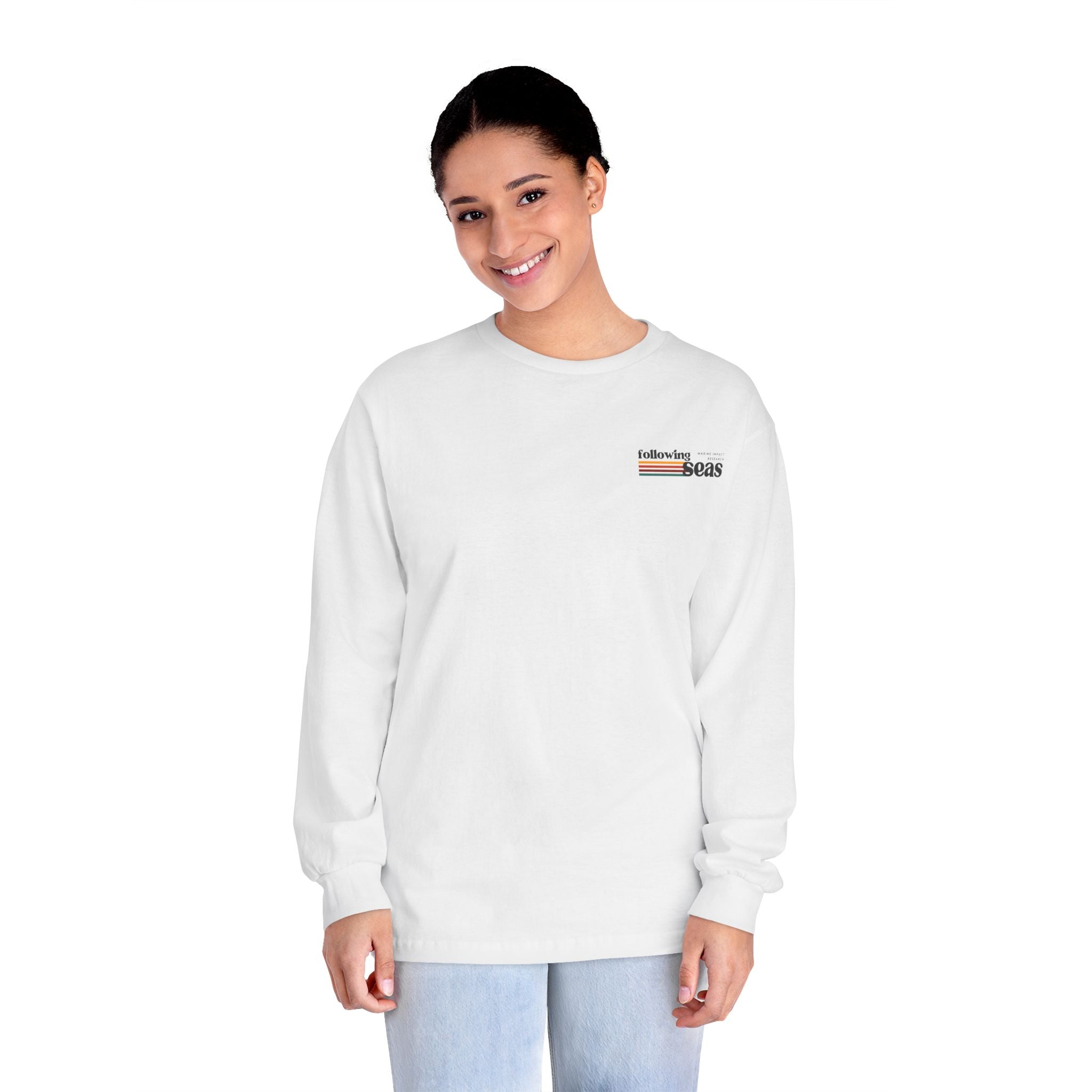 100% Cotton Long Sleeve T-Shirt - Vintage Sunset