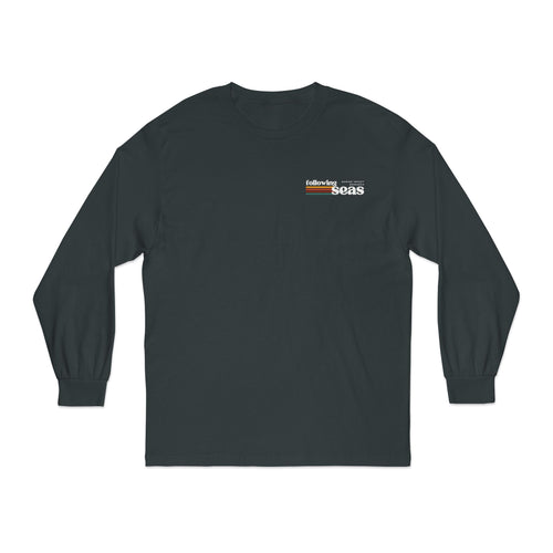 100% Cotton Long Sleeve T-Shirt - Vintage Sunset