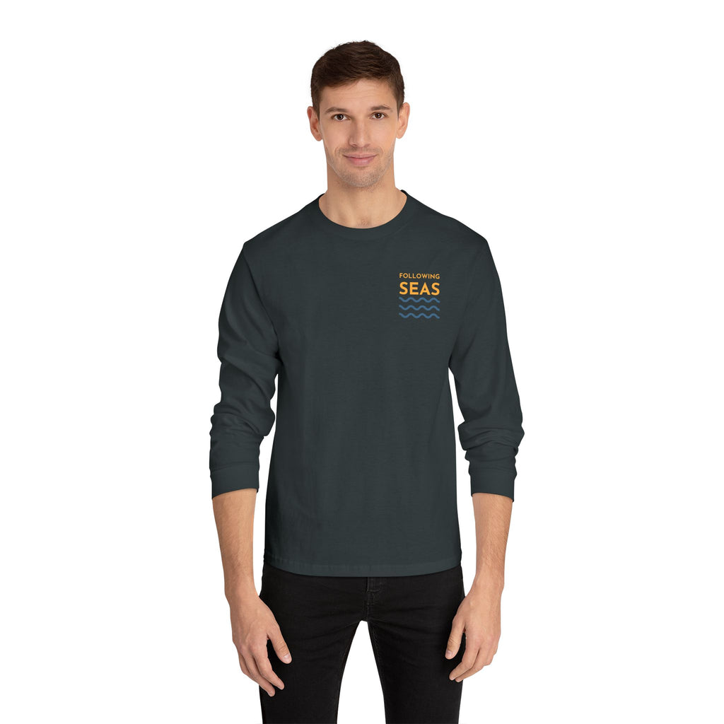 100% Cotton Long Sleeve T-Shirt - The Blue Square