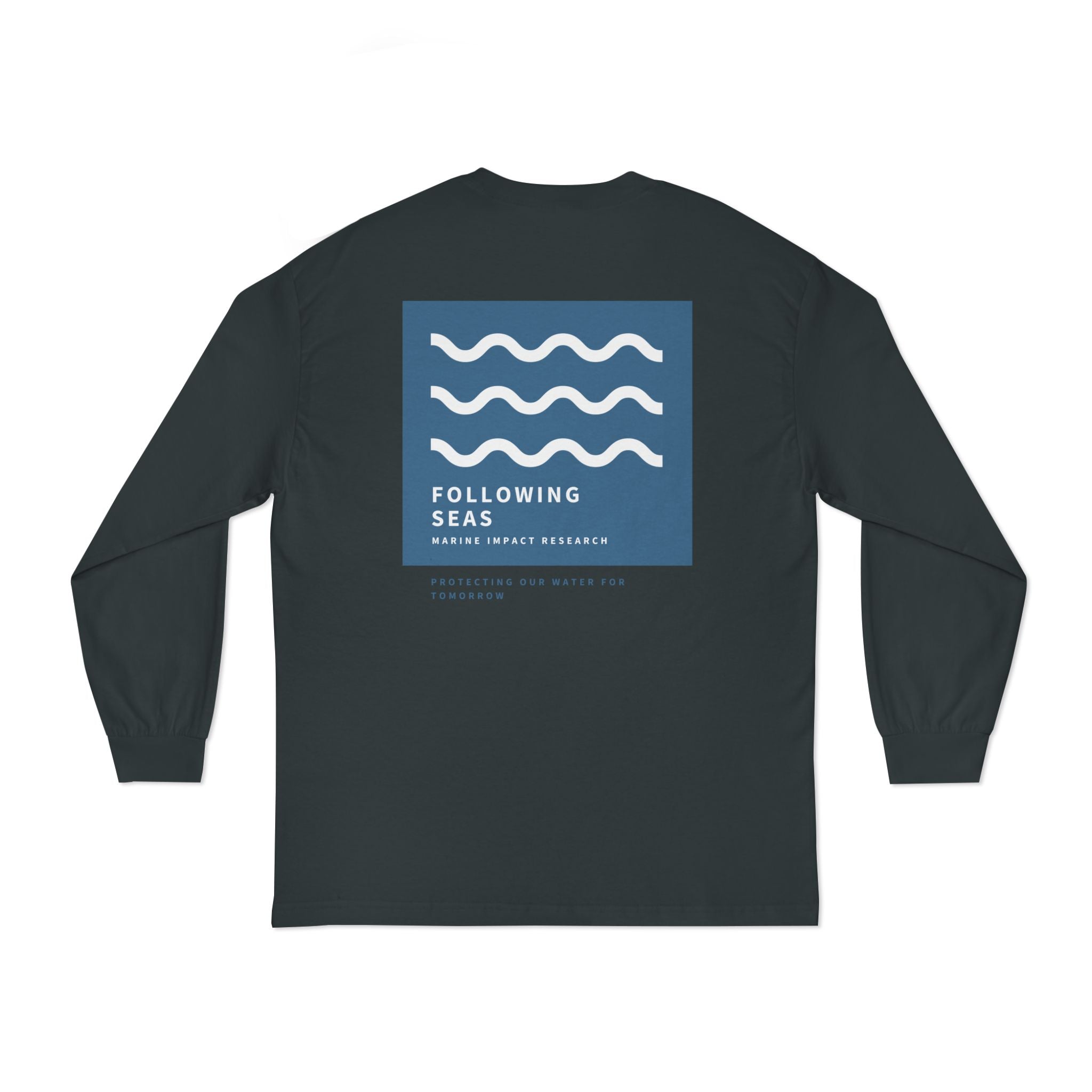 100% Cotton Long Sleeve T-Shirt - The Blue Square