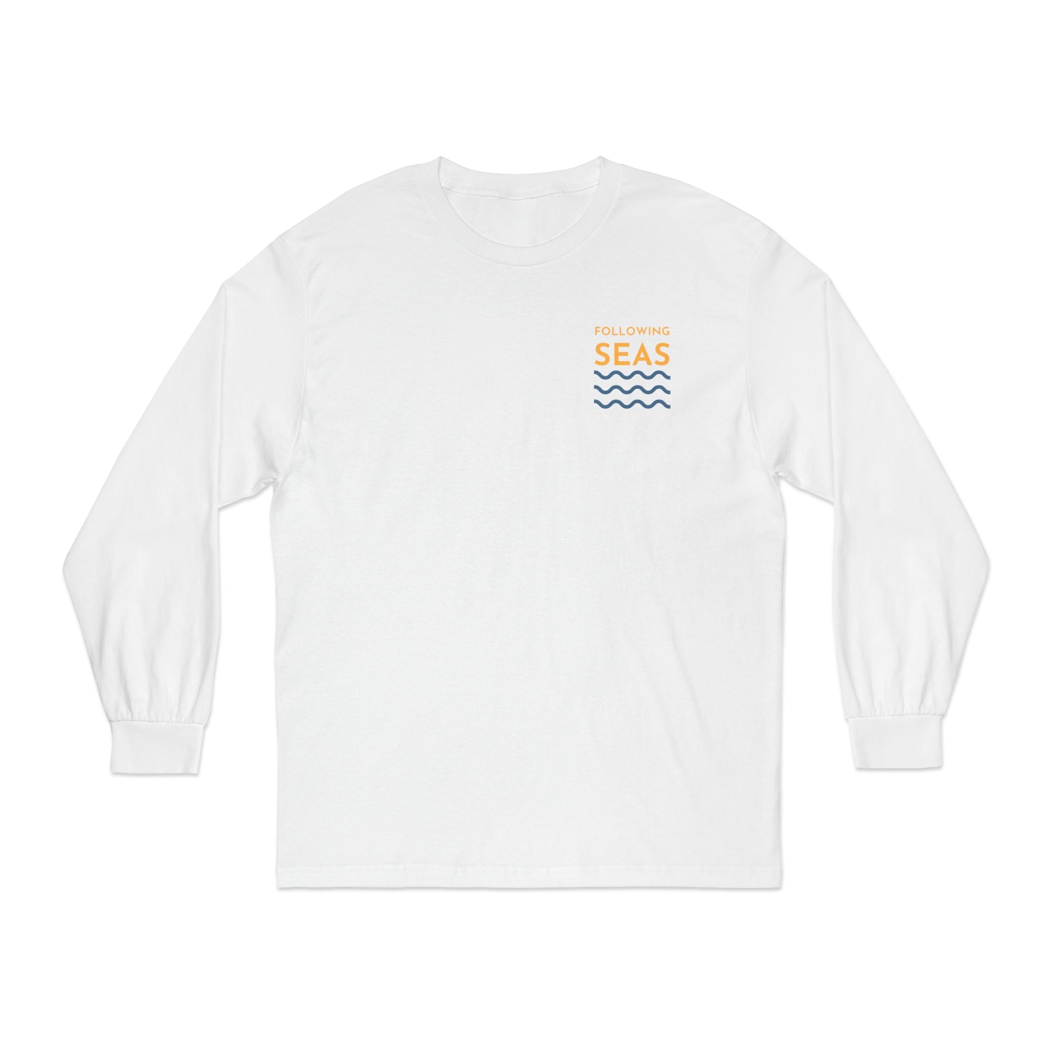 100% Cotton Long Sleeve T-Shirt - The Blue Square