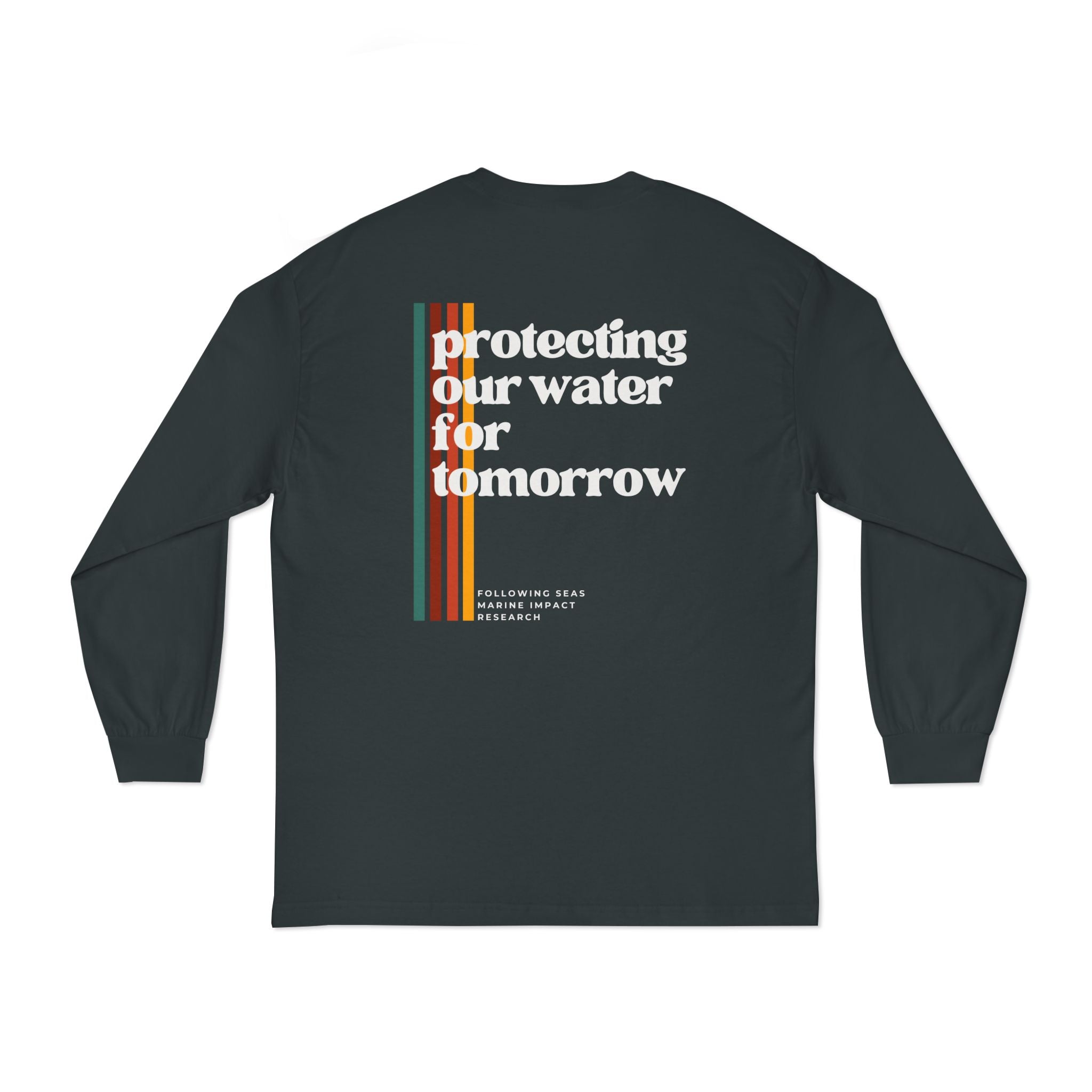 100% Cotton Long Sleeve T-Shirt - Vintage Sunset