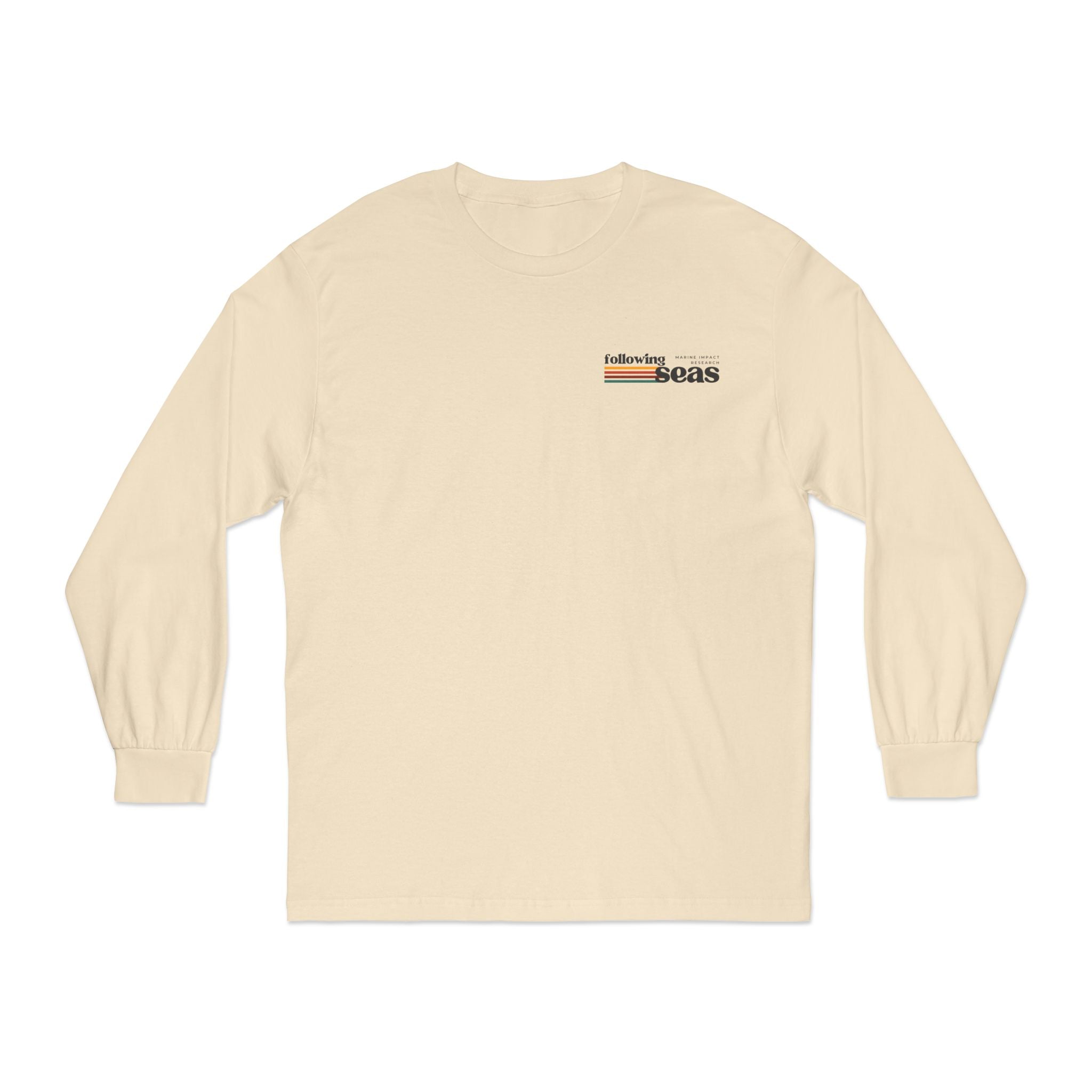 100% Cotton Long Sleeve T-Shirt - Vintage Sunset